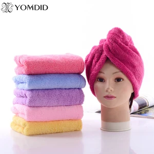 Полотенце для волос из микрофибры, 25x60 см, для женщин и девочек