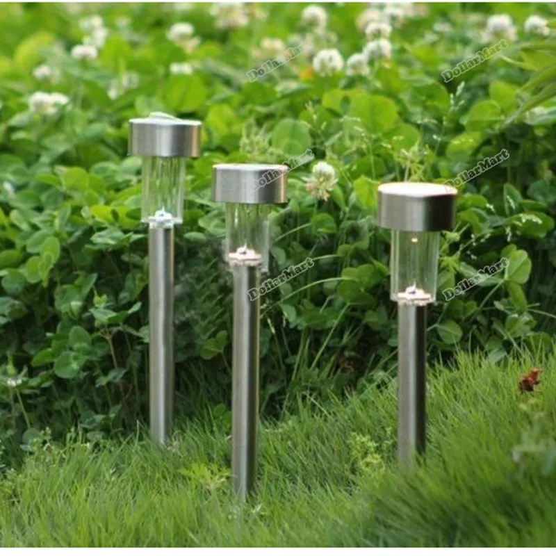 dollarmart buyable Solar Power White LED Landscape Light Pathway Garden Walkway Path Fence Lamp superble | Освещение