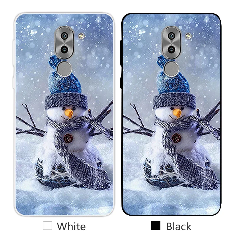 Чехол для Huawei Honor 6X чехлы из ТПУ рождественский сезон дизайнерский чехол GR5 2017