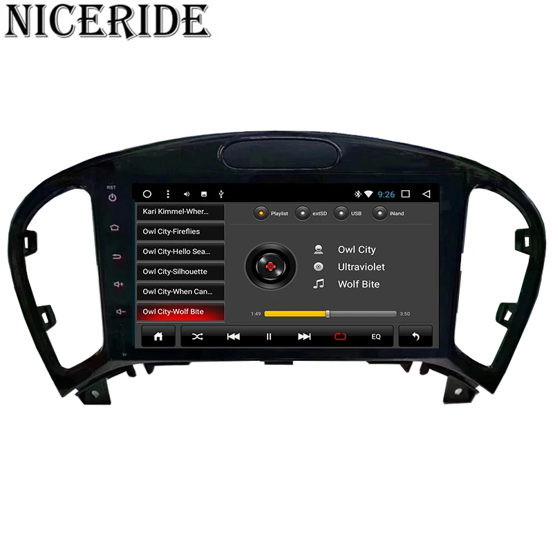 Android 7 1 автомобильный dvd плеер для Nissan Juke Infiniti esq 2012 2017 gps Навигация стерео