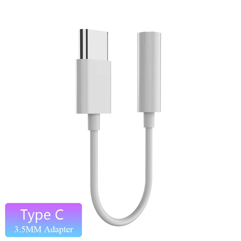 Кабель для наушников типа C до 3,5 мм разъем USB C 3,5 мм AUX адаптер для наушников для huawei mate 20 P30 pro Xiaomi Mi 6 8 9 аудио адаптер - Цвет: Type C To 3.5mm