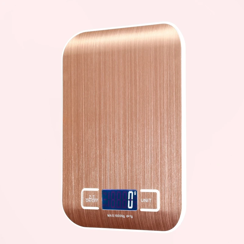 Цифровые кухонные весы из нержавеющей стали 10 кг 1 г электронные с ЖК-дисплеем для