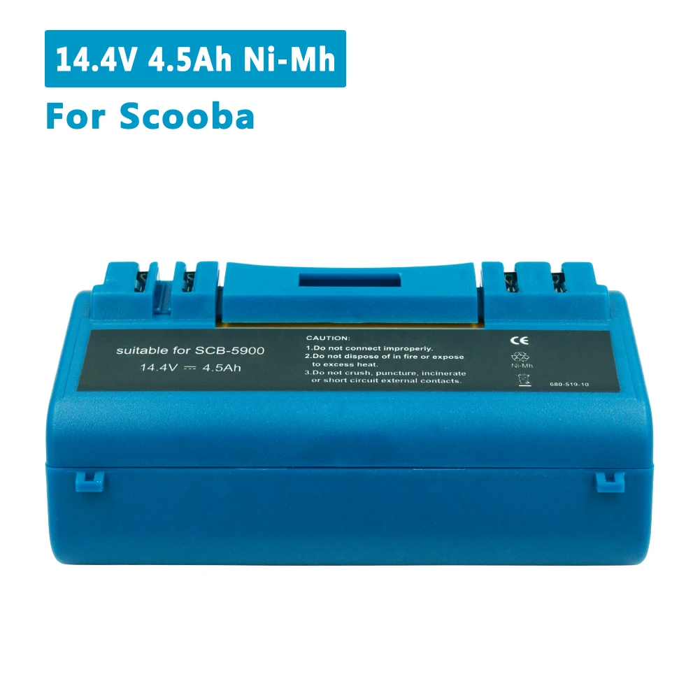 Аккумулятор большой емкости для Irobot Scooba 330 340 350 380 590 5800 5900 5950 5999 6000 6050 34001 14 4 В 4500