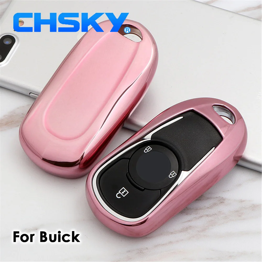 Чехол CHSKY для автомобильного ключа из ТПУ Buick ENCORE ENVISION LACROSSE VERANO GL8 VELITE 5 чехол