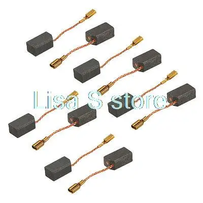 

Replacement 17/32" x 5/16" x 1/4" Motor Carbon Brushes 5 Pairs