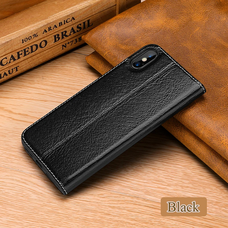 Роскошный чехол-книжка Smart View XS Max Touch для IPhone X XR XS Max, оригинальная натуральная кожа, 360, полная защита, чехол для телефона Capinha