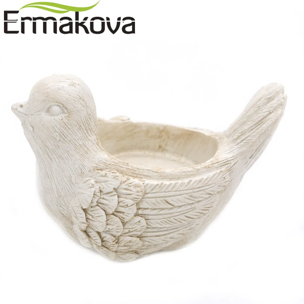 ERMAKOVA 2 шт./компл. подсвечник из смолы в виде птицы слона чайсветильник статуя