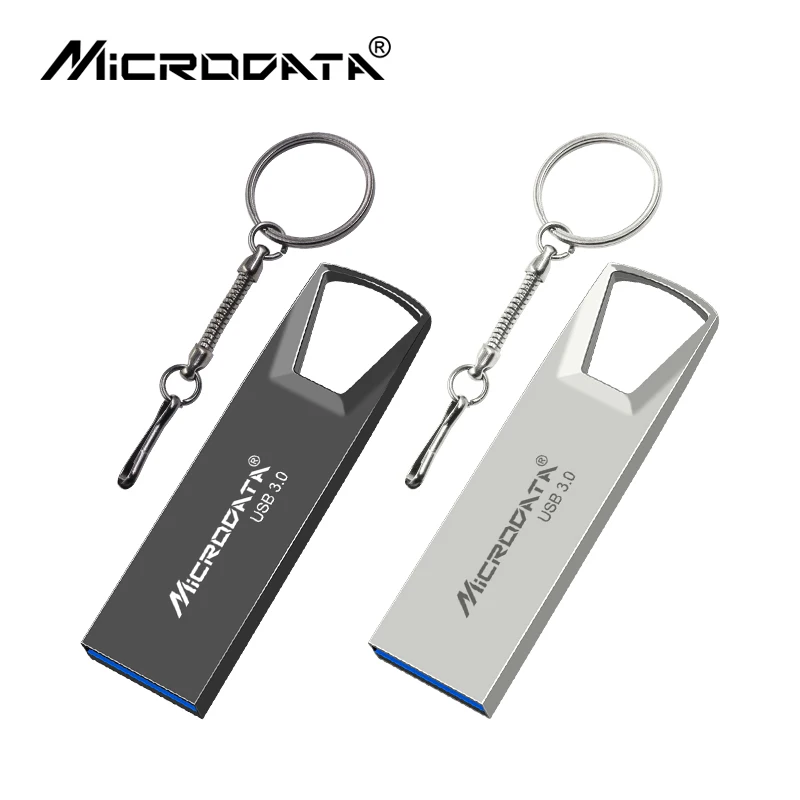 USB 3 0 Металлический флеш-накопитель 32 Гб 64 128 ГБ брелок Флешка Водонепроницаемая usb