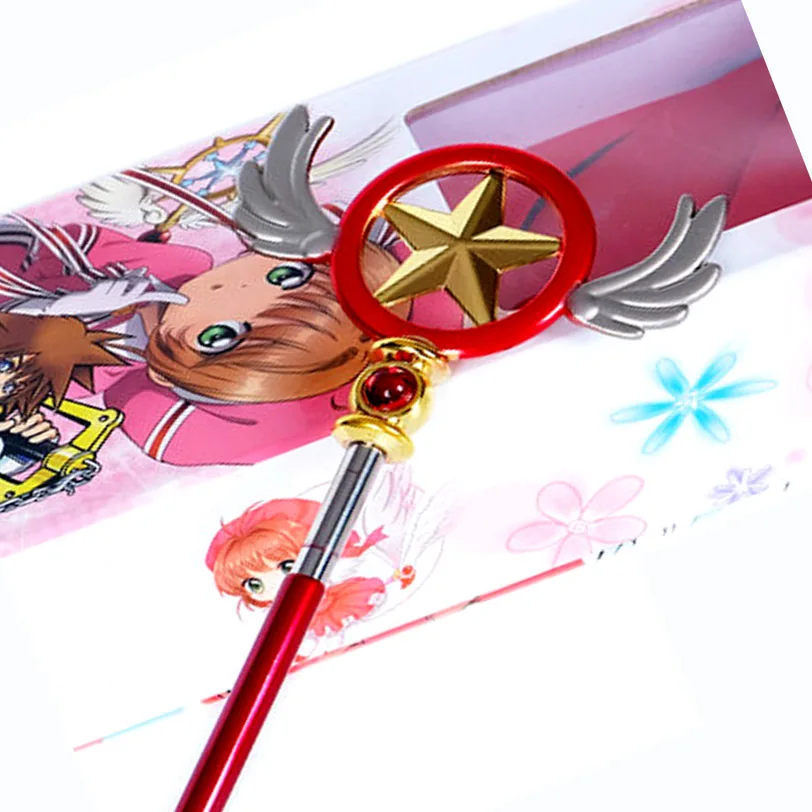 Cardcaptor Sakura Kinomoto волшебная палочка для косплея реквизит аксессуары аниме оружие |
