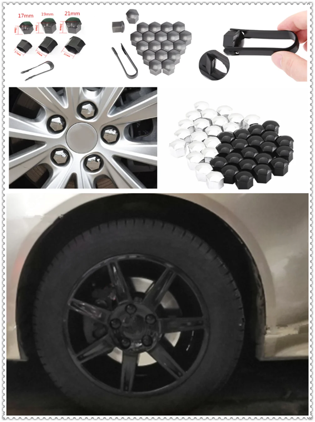 Автомобильная форма 20 шт. крышка для автомобильного колеса наклейка