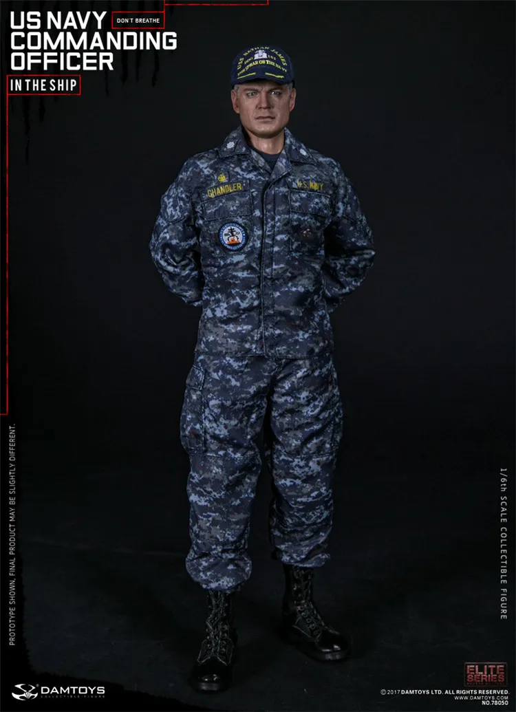 DAM Toys 1/6 командная фигурка командира флота США Solider полный набор для