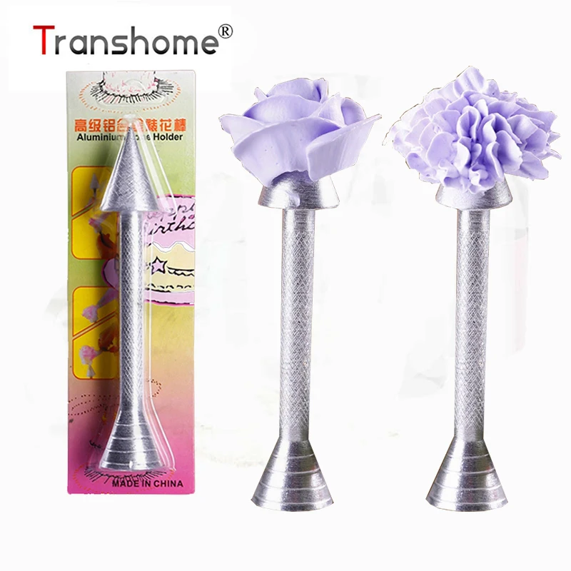 

Transhome Baking Tools For Cakes Rose Flower Aluminum Pastry Tips Pastry Nozzles Stick Confeitaria Tools Cake Decorating Tools