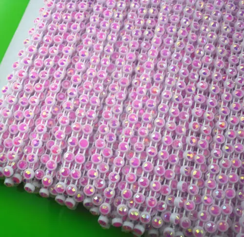 Сделай Сам SS12 jelly AB Смола Кристалл 3 мм Стразы белая пластиковая чашка обвязка
