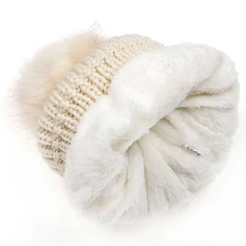 Зимняя шапка с помпонами для новорожденных мальчиков и девочек флисовая малышей