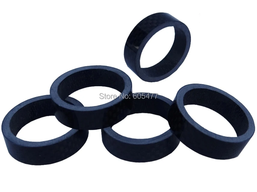 Совершенно новый полностью карбоновая прокладка для гарнитуры 5 шт. высота: 10 мм