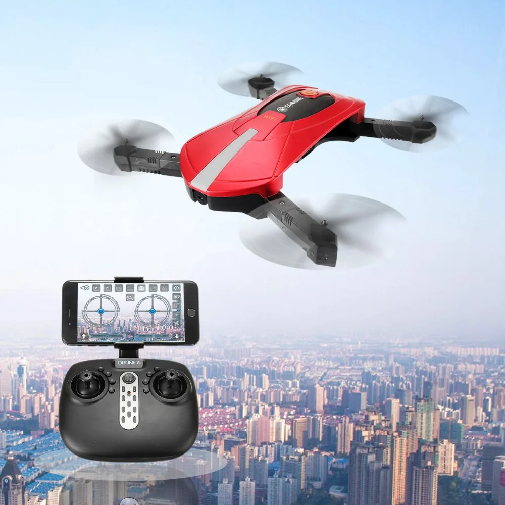 Eachine E52 WiFi FPV селфи Дрон с высоким режимом удержания складной рычаг RC Квадрокоптер RTF для детей подарок