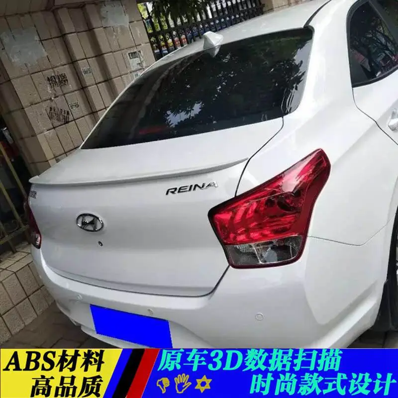 Используется для hyundai accent/verna спойлер 2017-2018 модель высокого качества ABS Материал