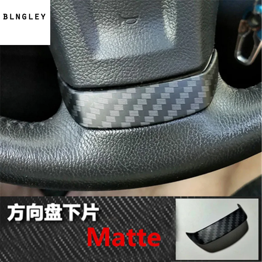 Чехол для украшения руля Subaru Forester 2013 2015 / XV 2012 2014 АБС пластик углеродное волокно 1