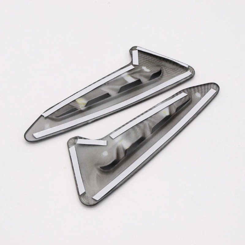 2шт. Углеродное волокно передняя дверь боковое крыло вентиляционное отверстие