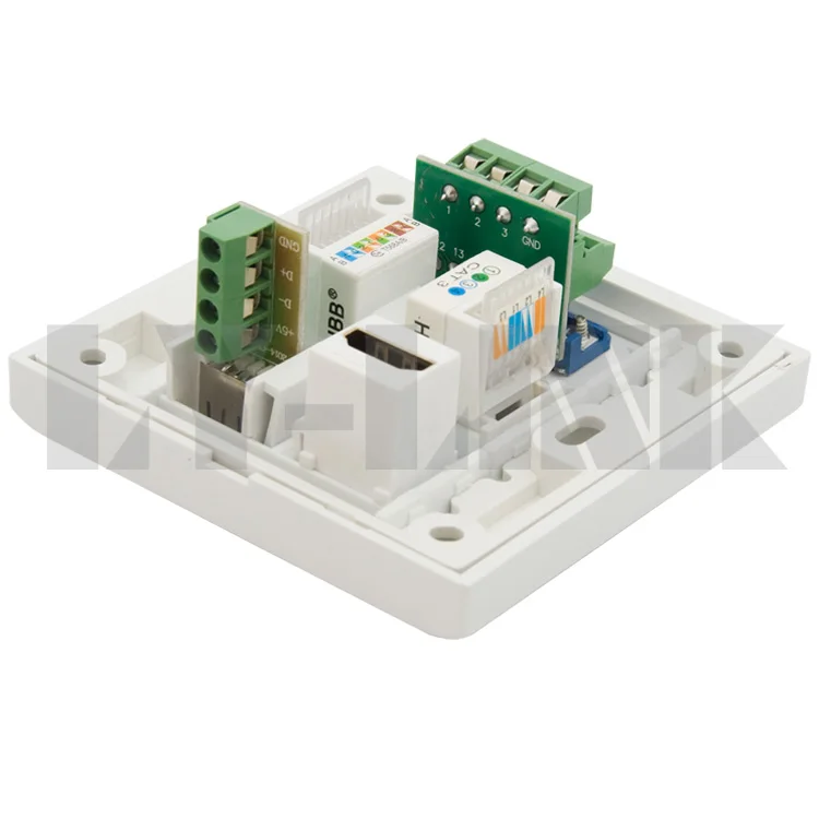 Vga RJ45 RJ11 HDMI USB настенная пластина поддержка DIY|usb wall plate|wall platewall usb plate |