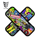 EARLFAMILY 13 см x 13 см пластырь наклейка бомба цвет автомобиль фургон велосипед окно бампер Ноутбук наклейка винил светоотражающий 3D автомобиль наклейка