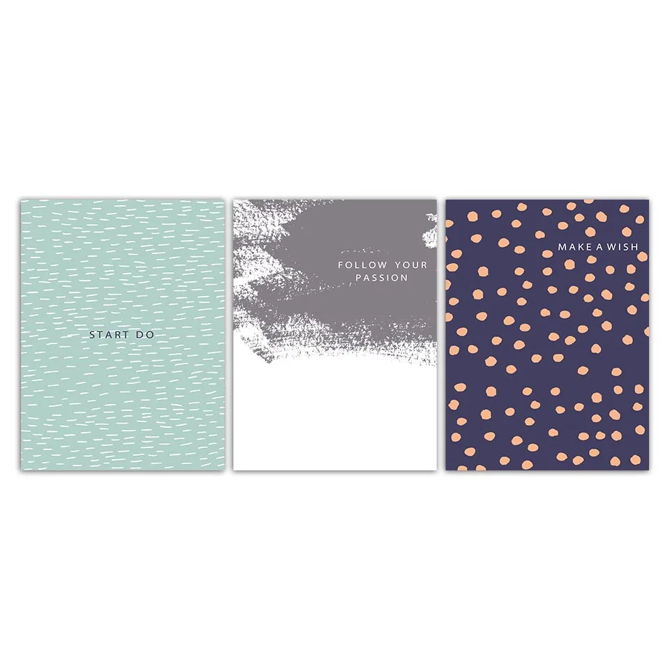 Настенный художественный постер в скандинавском стиле абстрактная картина Follow