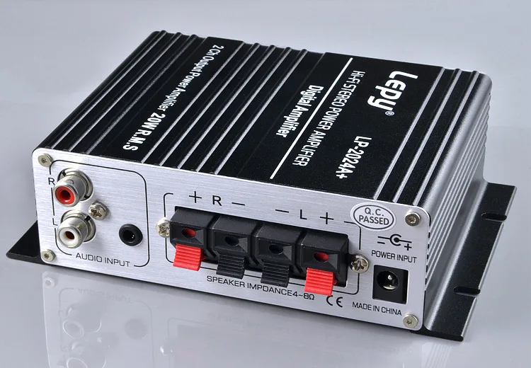 50 шт./лот Lepy LP 2024A + 20 Вт Hi Fi усилитель класса T цифровой стерео адаптер питания