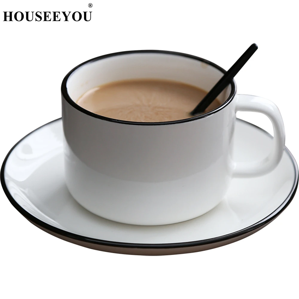 HOUSEEYOU специальное предложение кофейная чашка из костяного фарфора и набор блюдце