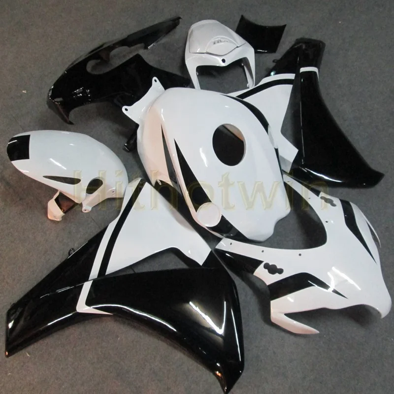 S Пользовательские мотоциклетные Чехлы для HONDA CBR1000RR 2008 2009 2010 2011 CBR 1000 RR Обтекатели+ Botls+ литьевая форма белого цвета - Цвет: S