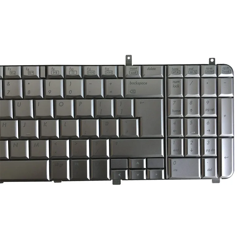 Новая Британская клавиатура aptop для hp Pavilion HDX16 X16 X16T X16-1100 X16-1200 UT6 серебристый с