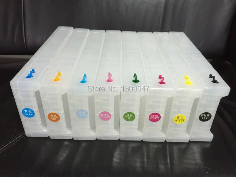8 шт 1800 мл Заправляемый картридж для epson GS6000 многоразовый картридж|ink cartridge filling