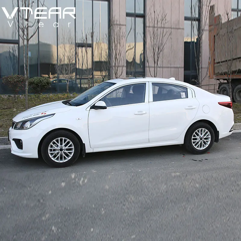 Vtear для Kia Rio 4, аксессуары для автомобиля, накладка на окно, хромированная Накладка для укладки, внешняя отделка автомобиля, детали для украшения