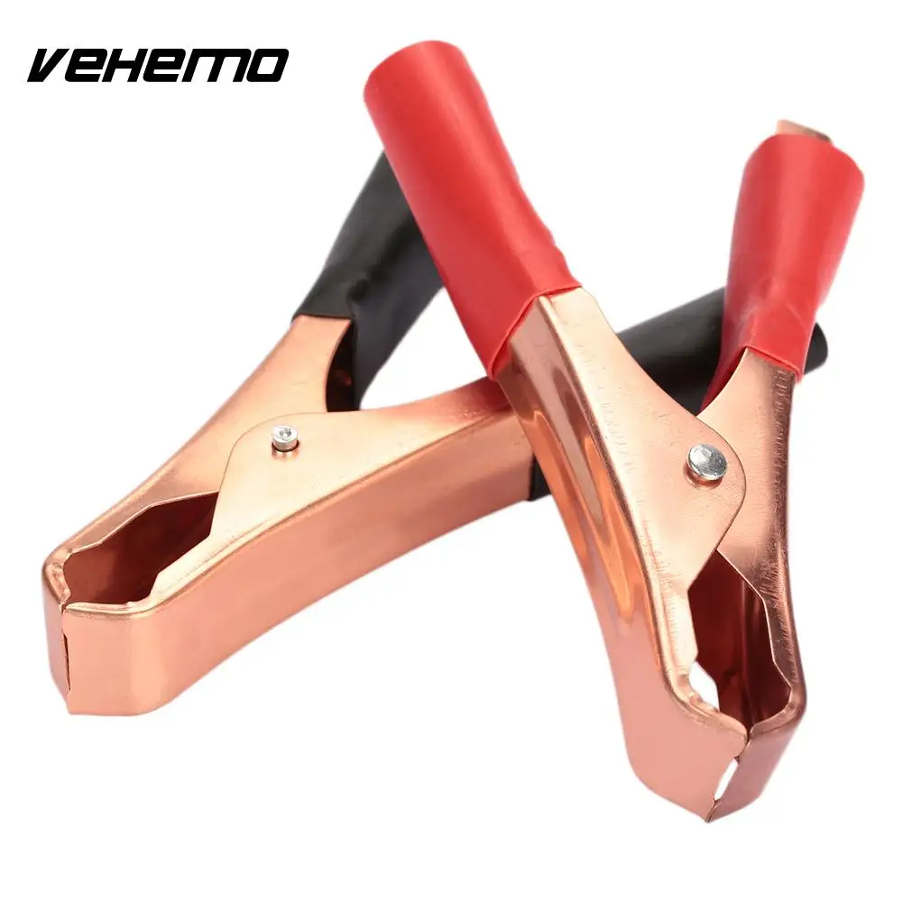 Vehemo 50A омеднения автомобиля Батарея клип Тесты крокодил утолщенный