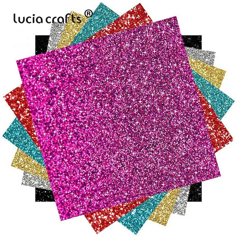 Mixed Color 1 6 листов/лот около 25*25 см блеск теплопередачи винил термопресс резки DIY футболки одежда материалы I0603 - Цвет: Mixed Color 1