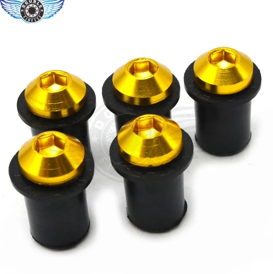 5 шт. комплект крепежных болтов для ветрового стекла мотоцикла yamaha r1 R3 R6 R25 bmw s1000rr