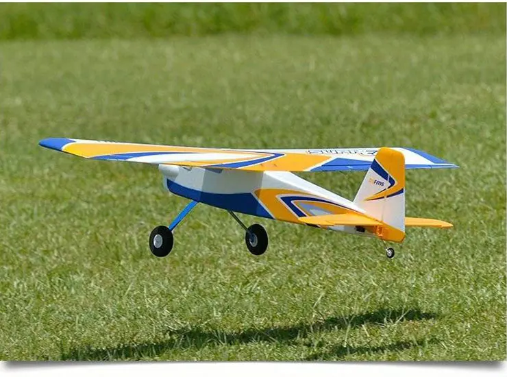FMS 1220 мм Wingspan Super EZ V2 тренер RC самолет с поплавками PNP и RTF 2 4 ГГц радиоуправляемая