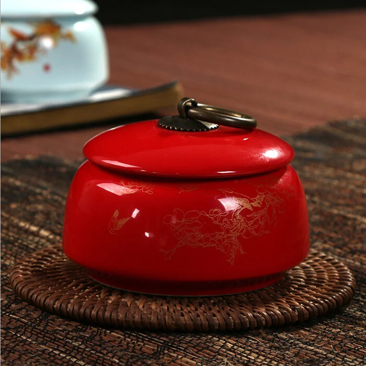 Керамическая чайная банка для путешествий небольшая герметичные банки чашка