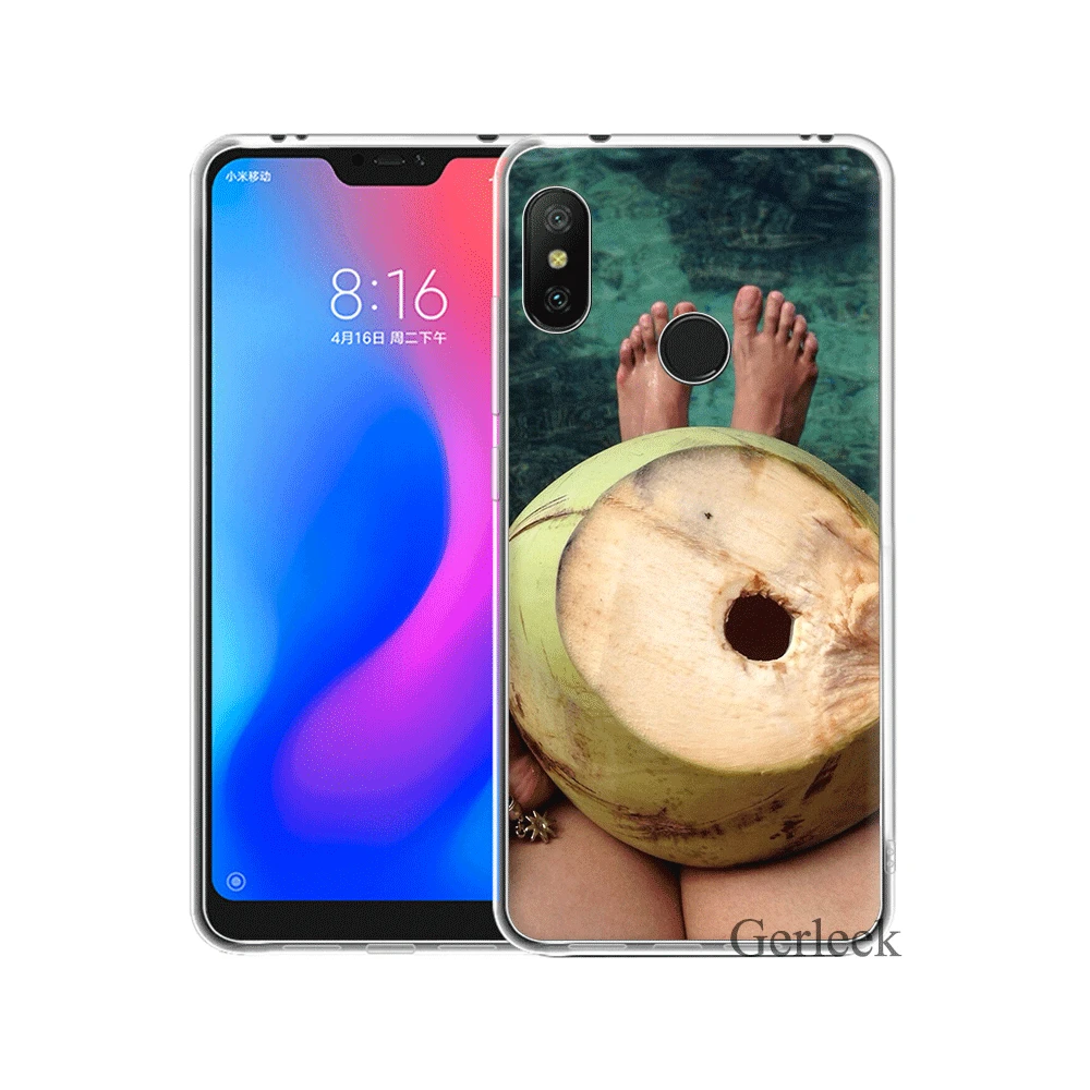 Жесткий чехол Desxz Coco En La Playa для Xiaomi Mi A2 A1 5X6X6 8 9 9se 5 5S MAX 3 Lite | Мобильные телефоны и