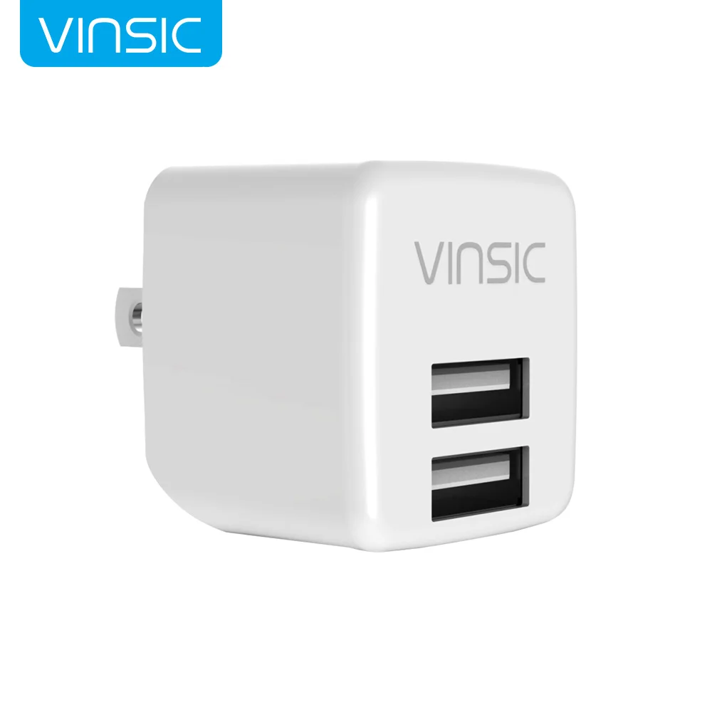 Фото USB зарядное устройство Vinsic 2.4A 12 Вт двойной для iPhone 5 5S 5c iPad samsung Galaxy Android или USB зарядное устройство Vinsic 2.4A 12 Вт двойной для iPhone 5 5S 5c iPad samsung Galaxy Android или
