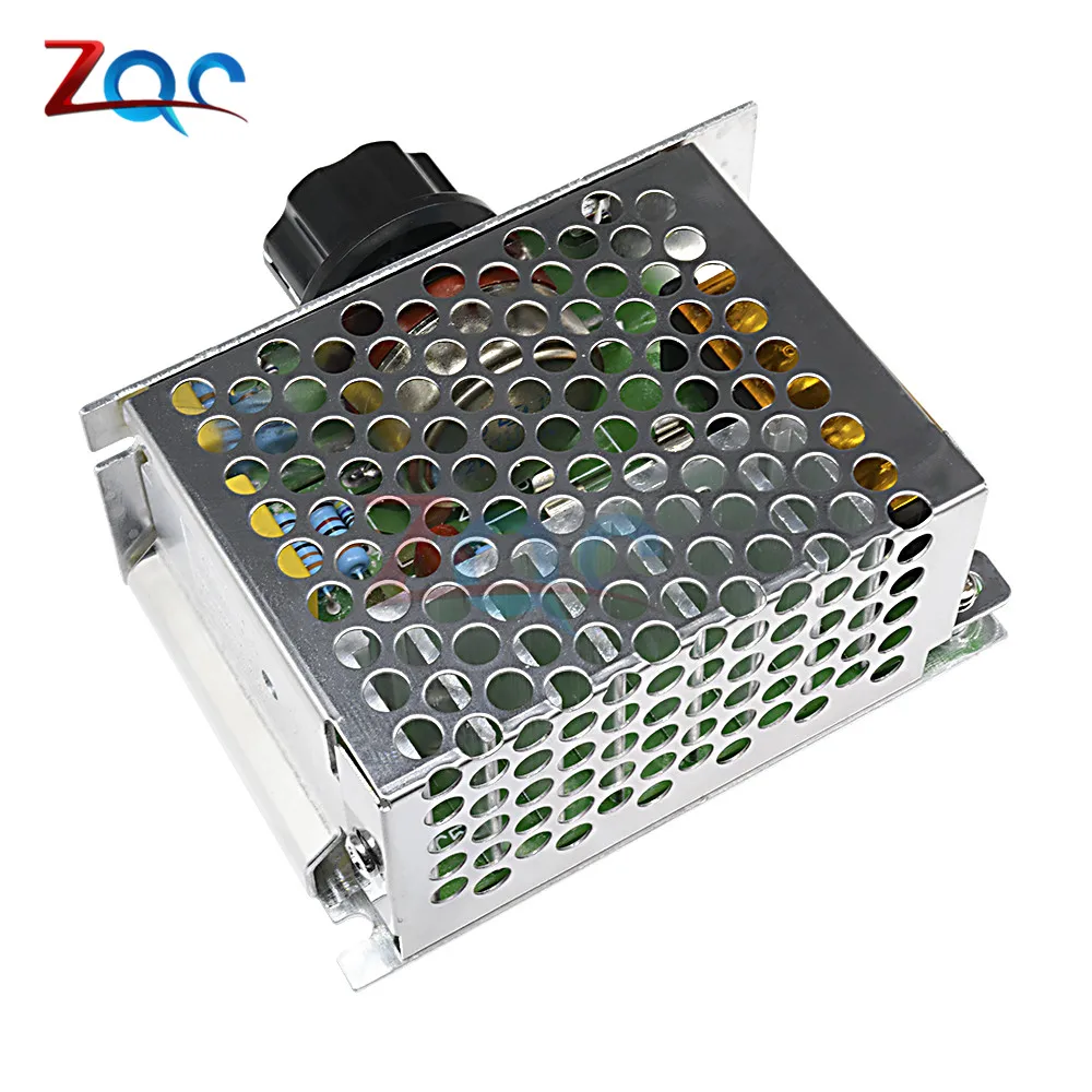 4000W AC 110V-220V SCR Регулируемый Скорость Управление затемнения Диммер Напряжение