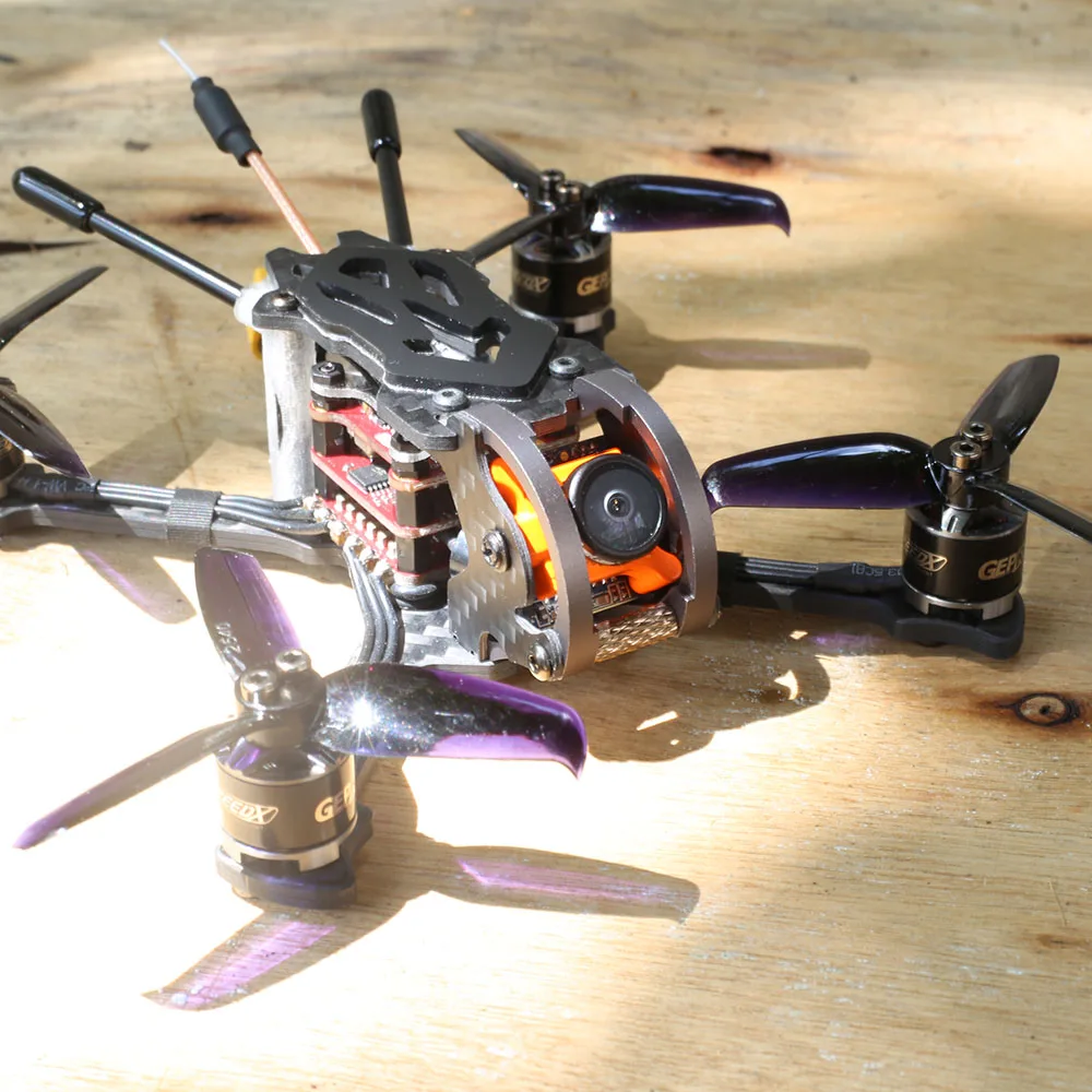 Новый GEP PX2.5 Phoenix 600TVL камера 125 мм FPV RC гоночный Дрон Квадрокоптер w/ Frsky приемник