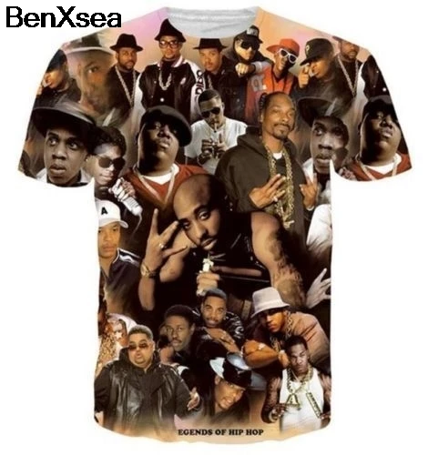 Новая одежда для маленькой девочки 2 Pac реперские кепки 3D Мужская и женская