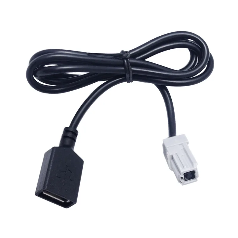 Car Aux Audio Input Wire Original Plug To USB Cable Adapter Conector For Toyota RAV4 EZ Verso Camry Yaris Lexus ES350 CAS023 | Автомобили