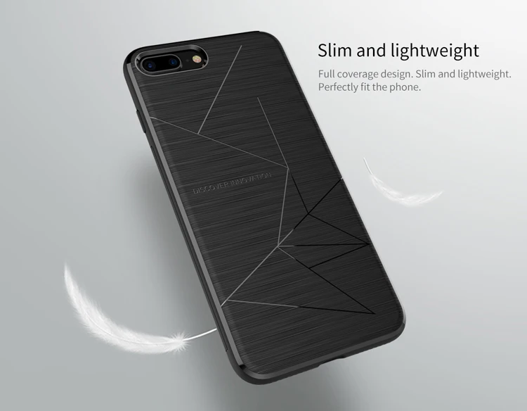 Nillkin чехол для iPhone 8 Plus Магнитная крышка ТПУ матовая текстура Dropproof защитный чехол для смартфона для iPhone 8
