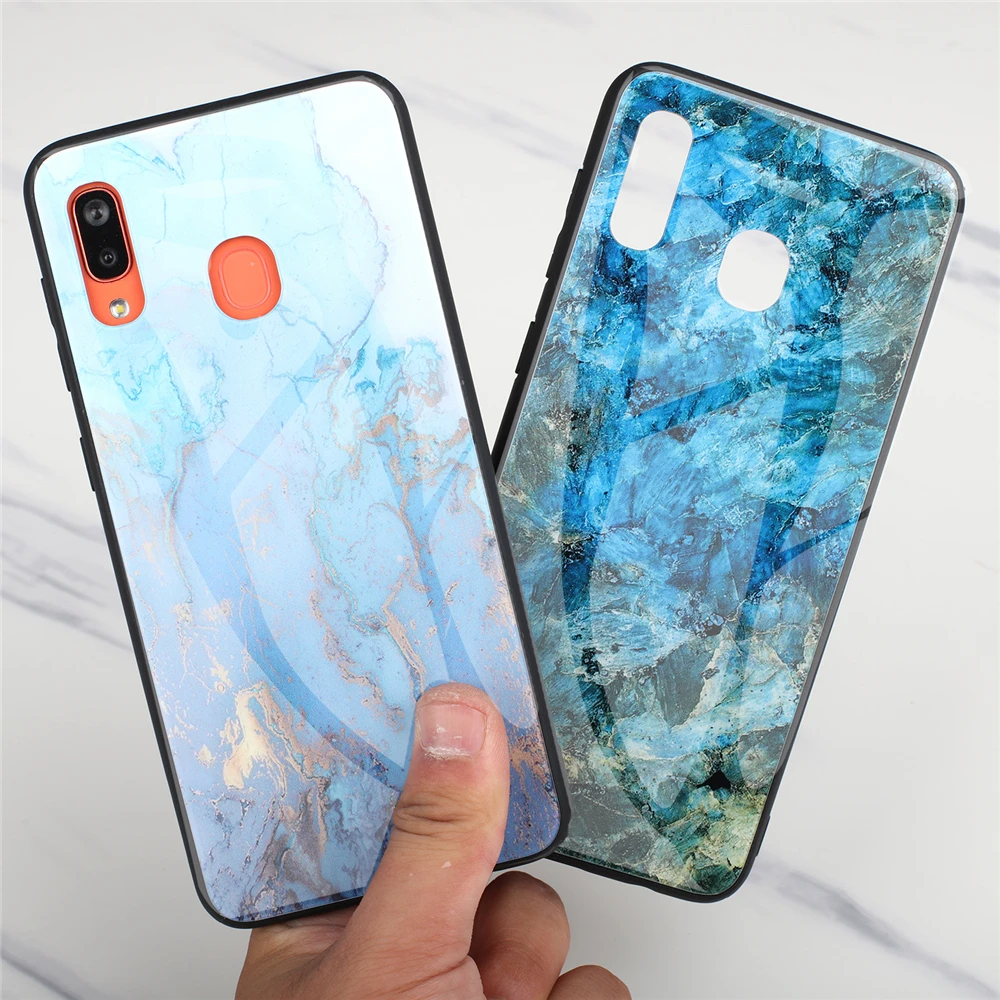 Мраморная силиконовая Мягкая задняя крышка из ТПУ для Samsung Galaxy A6 2018 Plus A72018 A750 A82018