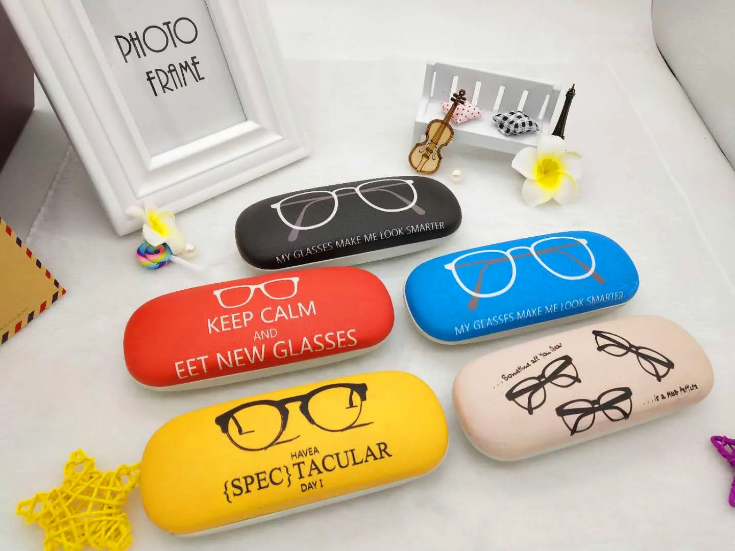 Чехол для очков студентов SOL де Оро модный мультяшный мальчиков и девочек Модный