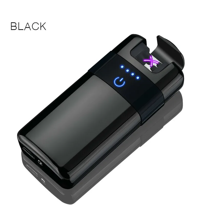 Электронный USB Зажигалка со светодиодом электрическая дуга импульсная