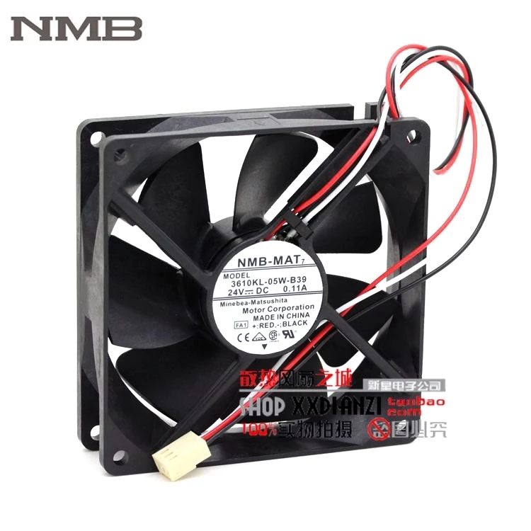 Оригинал для NMB 3610KL 05W B39 9225 24V 0.11A вентилятор осевой корпус охладитель