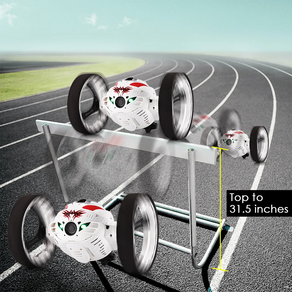 Радиоуправляемый автомобиль Bounce Car PEG-88 2,4G игрушки с дистанционным управлением прыгающая машина с гибкими колесами вращающийся светодиодный ночник RC робот автомобиль подарок