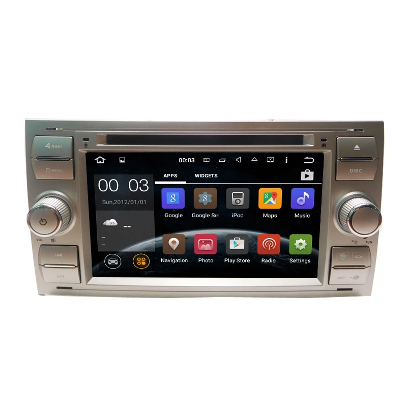 7 &quotавтомобильный dvd плеер на основе Android с GPS WIFI/BT аудио Радио стерео